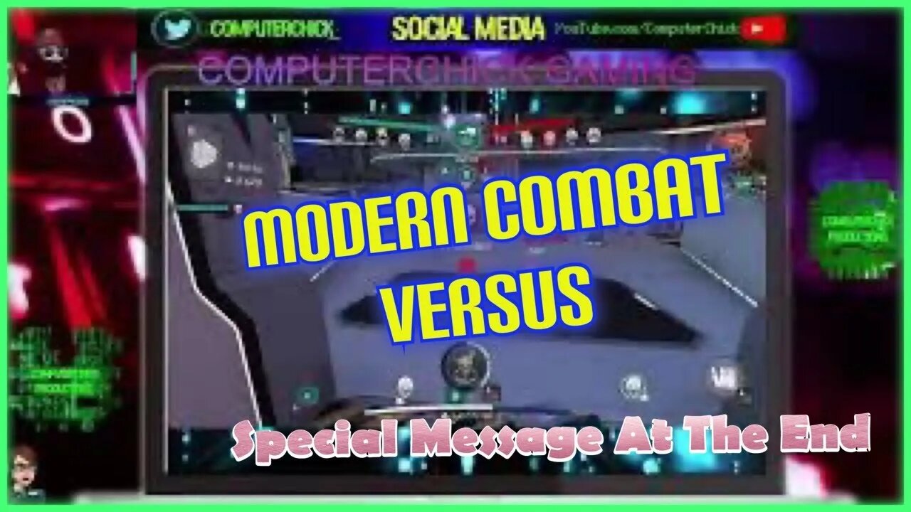 Modern Combat Versus with Special Message