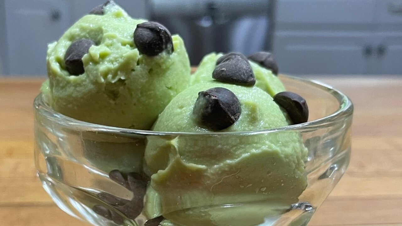 Avocado Ice Cream (Dairy Free)