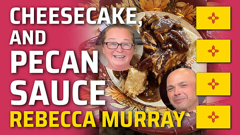 Cheesecake, And Pecan Sauce