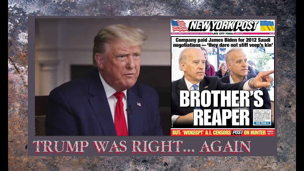 FLASHBACK 2020: President Trump called out James Biden’s business dealings in the Middle East