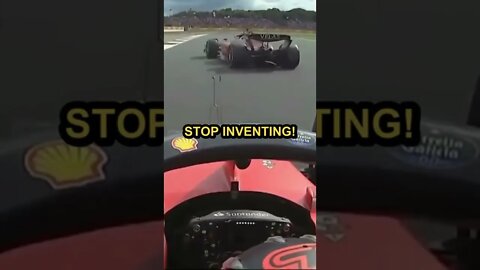 Carlos Sainz to the ferrari crew: stop inventing! #shorts #funny