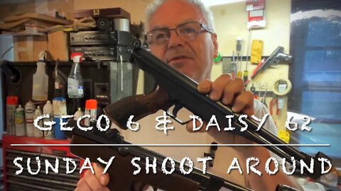 Sunday shoot around breaking in the new seals Geco model 6 and Daisy model 62