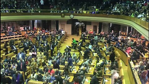 #SONA2019: MPs pack National Assembly ahead of Ramaphosa speech (9B3)