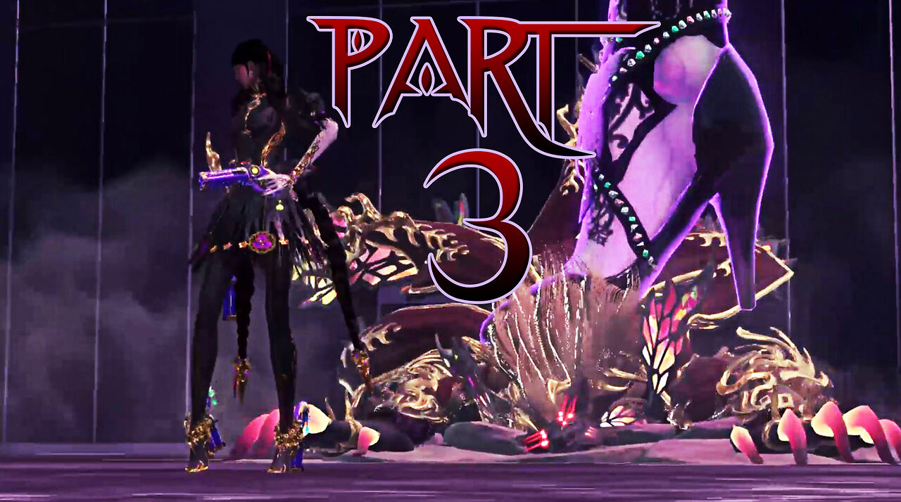 Bayonetta 3 Playthrough Part 3 - Chapter 2 - City on Fire - Bayonetta Vs. Twilight Wanderer Strider