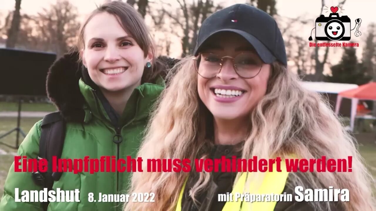 🎙🎙🎙 Demonstration in Landshut 8.1.22 - Interview mit Samira (ehem. Präparatorin Pathologie LMU)