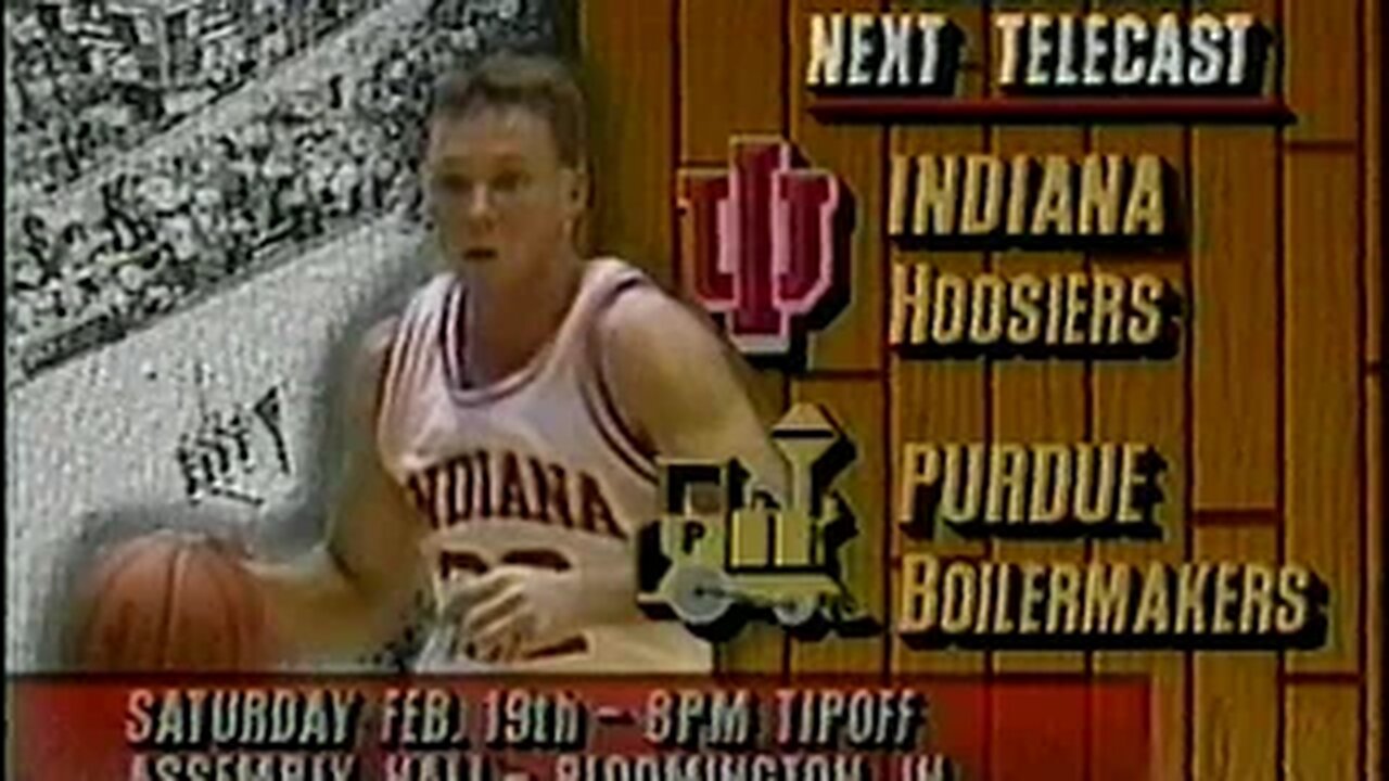 February 2, 1994 - Promo for IU-Purdue Game & Bloomington Premiere of 'Blue Chips'