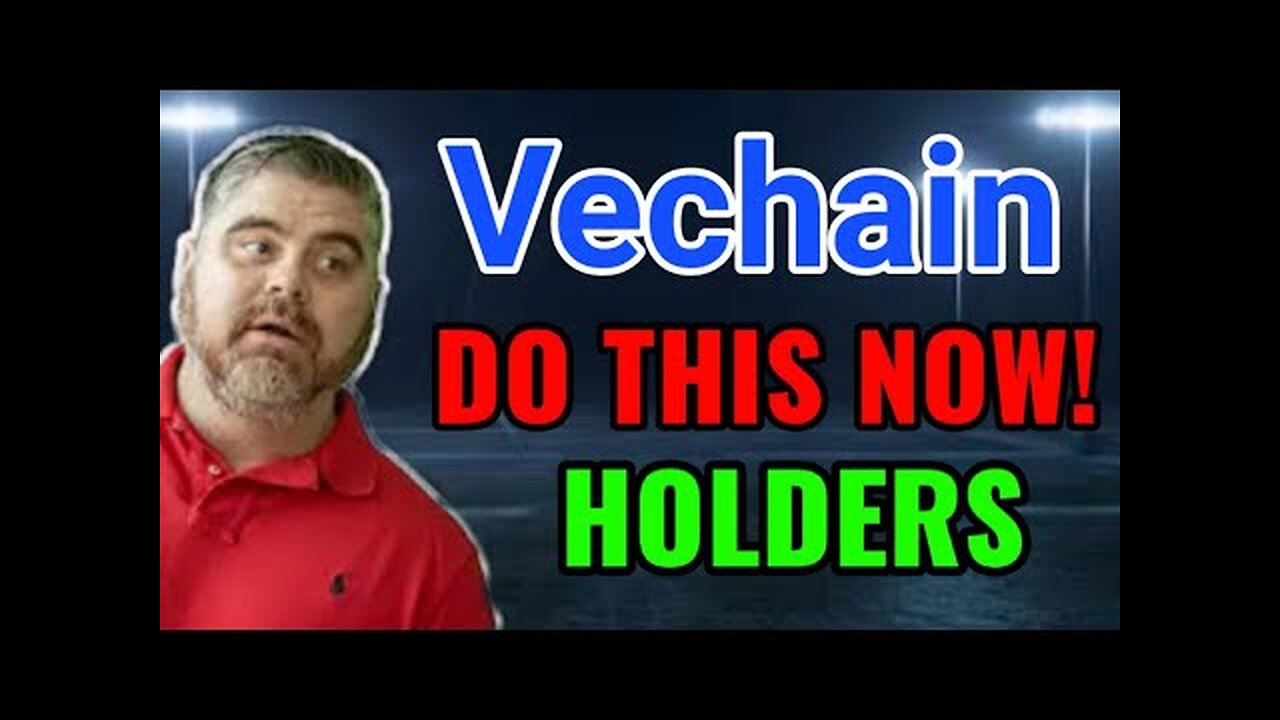 Vechain Do This Now! Bitboy Crypto ||Vechain Price Prediction! Vet Today Updates