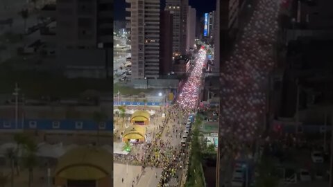 Massive rally in Fortaleza, Brazil in support of Bolsonaro