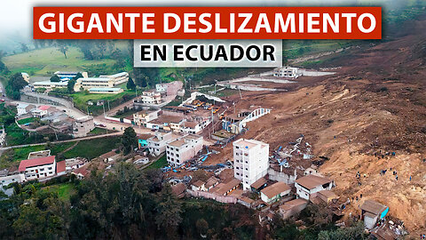 ¡Qué TRAGEDIA! Devastador deslizamiento de tierra en Ecuador