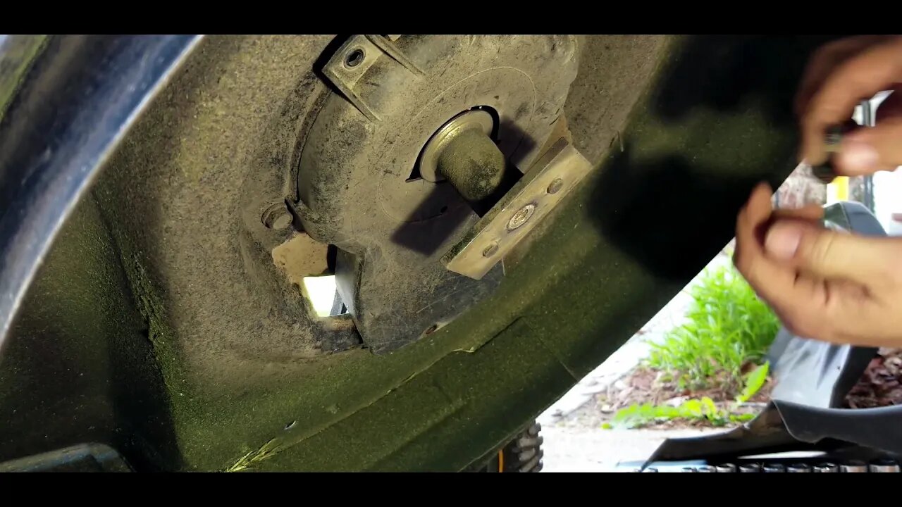 Remove a Rusted on Blade Adapter from a Lawn Mower