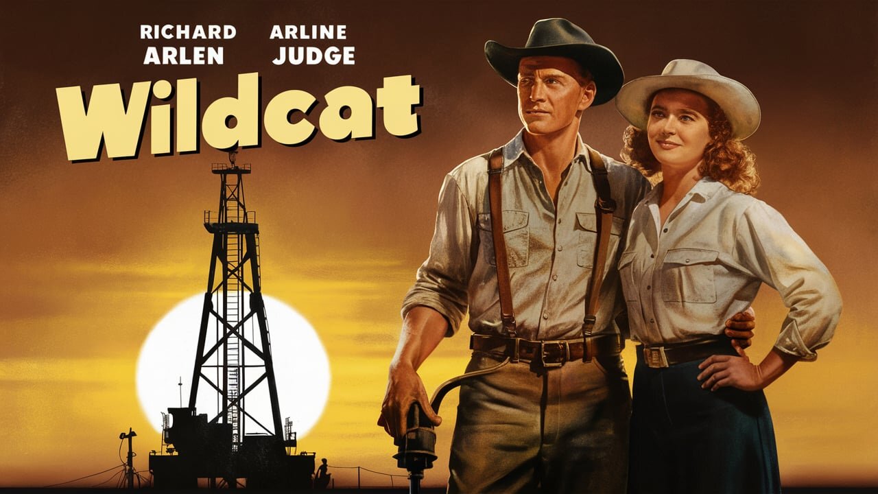 WILDCAT (1942) Richard Arlen, Arline Judge & William Frawley | Adventure | B&W