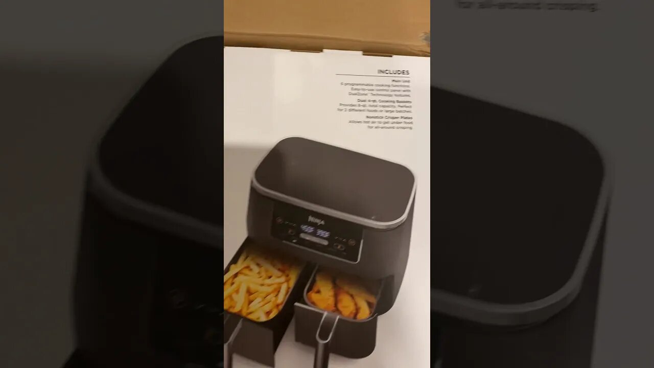 #Ninja Two Basket #AirFryer Unboxing video Stay tuned