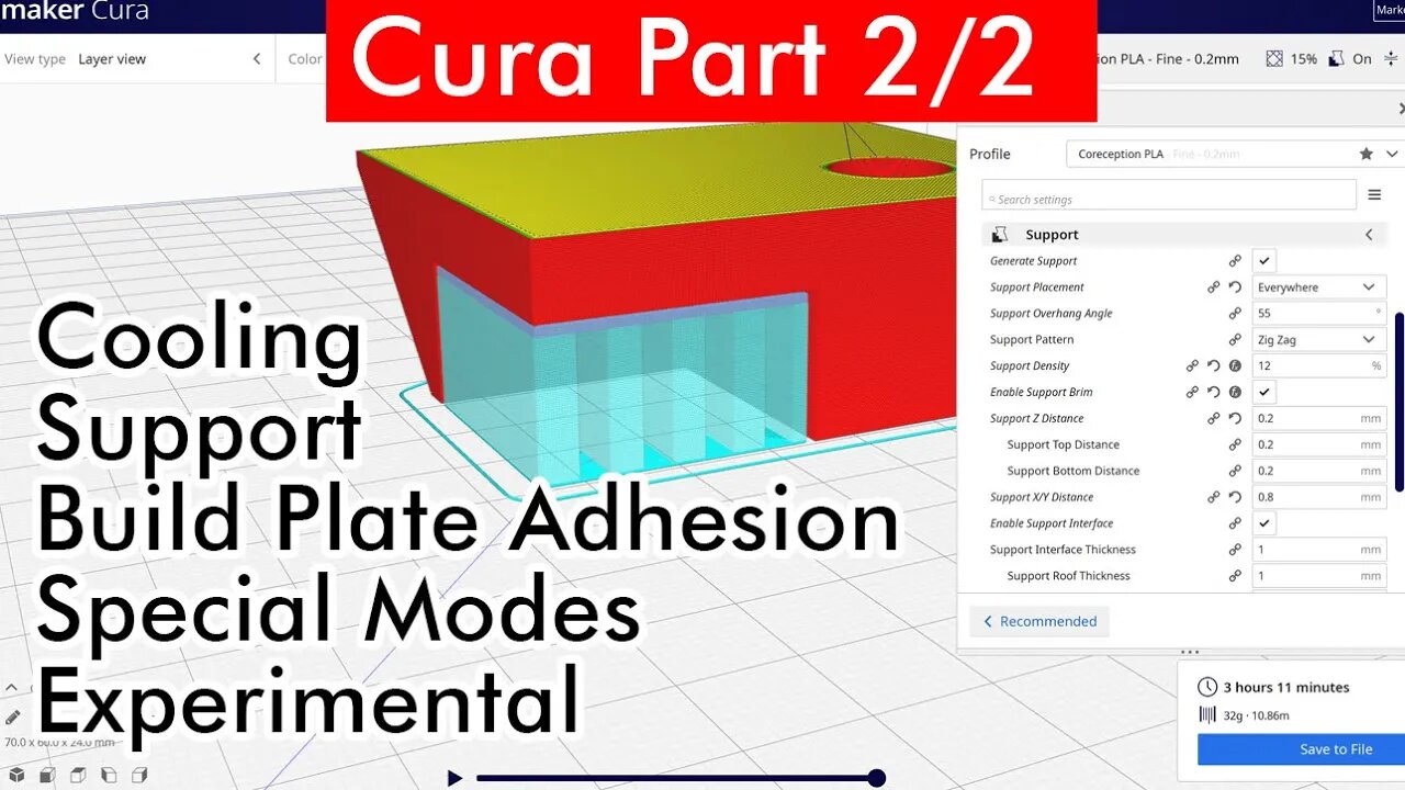 Cura Slicer Settings Part 2/2 - 3D Printing 104