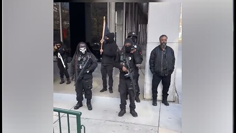 Armed BLM Goons March To Demand Reparations