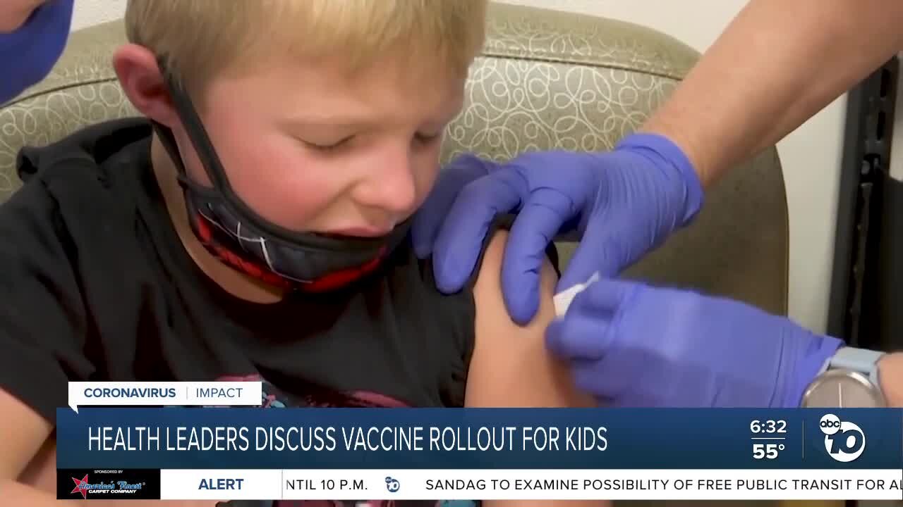 Health leaders discuss vaccine rollout for kids