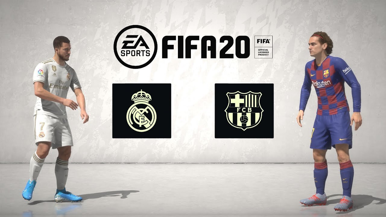 EA Sports Fifa20 Ultimate Team TM!! FC Barcelona VS Real Madrid CF!!