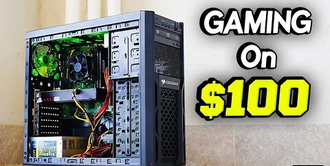 I Built A Gaming PC For $106, And It Plays WarZone 2 At 1080p!?