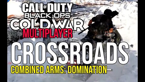 Call of Duty BO CW Multiplayer 10 - Crossroads - Combined Arms: Domination - No Commentary Gameplay