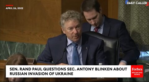 Rand Paul grills Antony Blinken on NATO expansion provoking Ukraine war