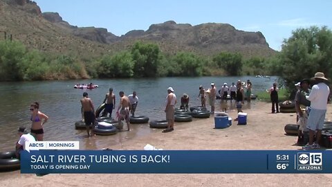 Salt River tubing opens for the season on April 30