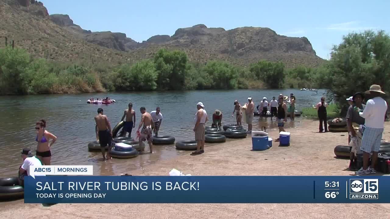 Salt River tubing opens for the season on April 30