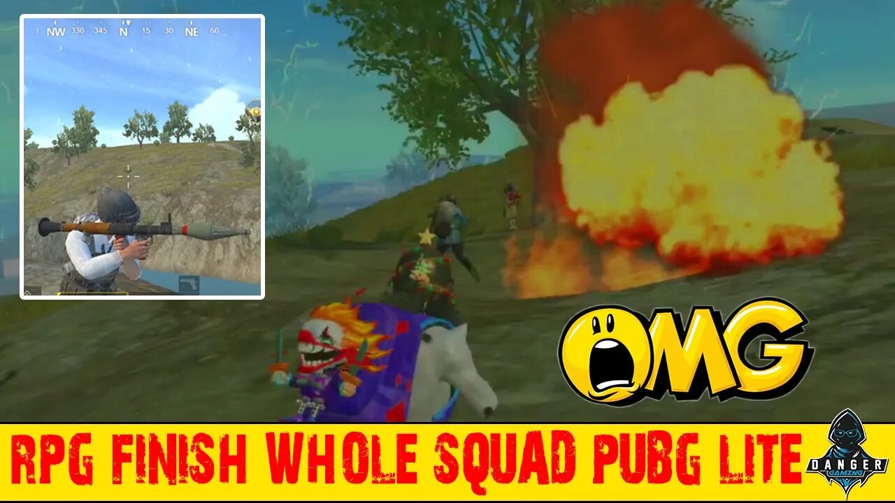 RPG FINISH WHOLE SQUAD |PUBG LITE GAME PLAY SQUAD VS SQUAD