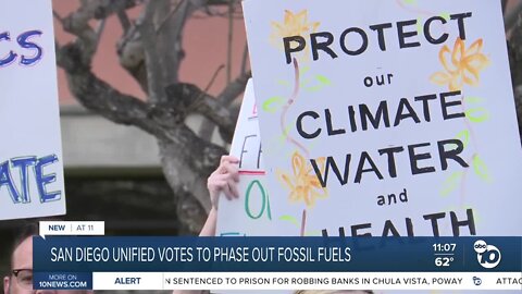 SD Unified board votes to phase out fossil fuels