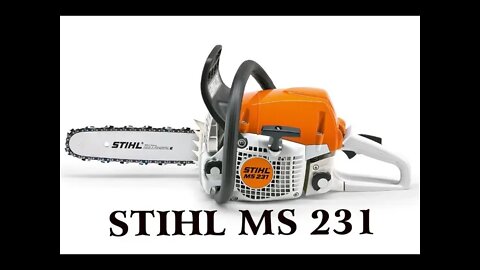 Stihl motosierra MS 231 demostración MS231