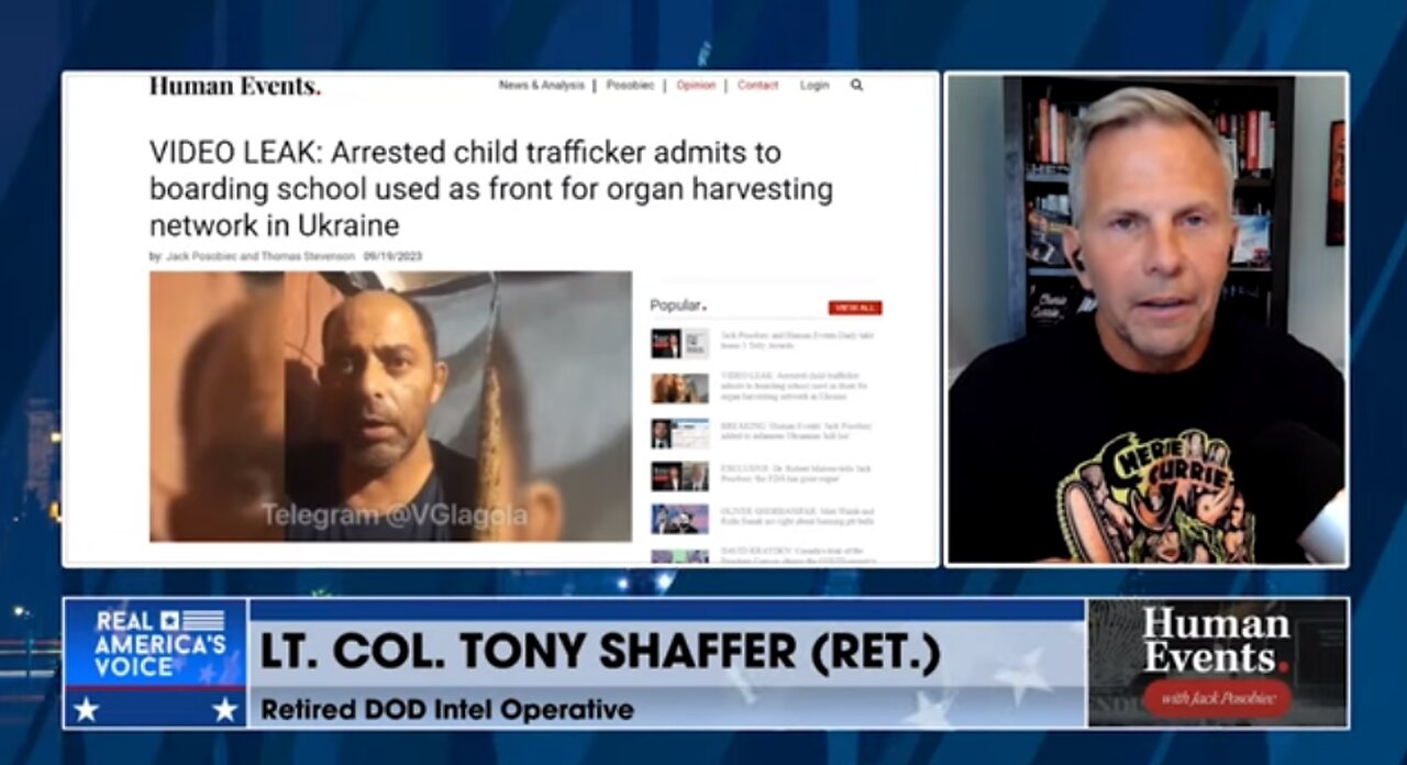 Lt.Col.Tony Shaffer: Ukrainian child trafficking & organ harvesting