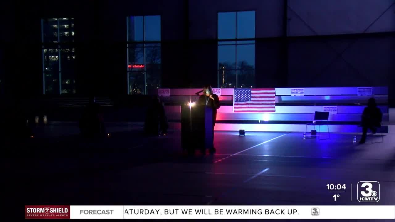 January 6 candlelight vigil held at College of St. Mary
