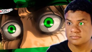 EREN MUITO DOIDO - 9 VEZES EM QUE O EREN PERDEU A CABEÇA | React Anime Pro