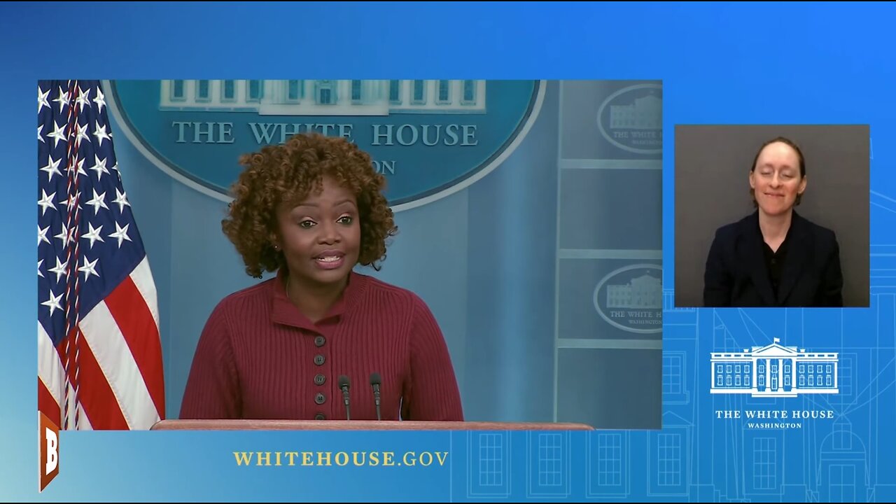 White House Press Secretary Karine Jean-Pierre briefing reporters & taking questions...