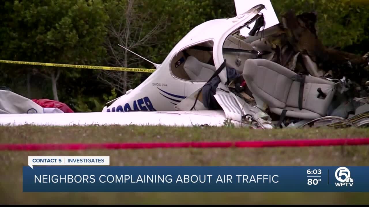 Residents complain about air traffic at Lantana Airport following deadly crash