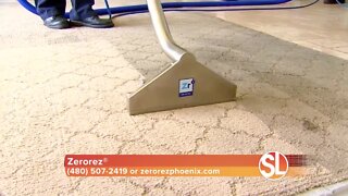 Porter Trepanier of Zerorez® says having a clean carpet can improve your home's air quality