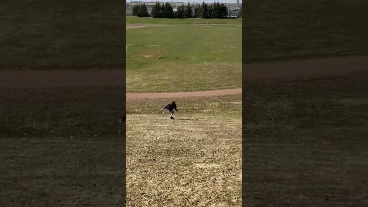 Longboarding fast on grass