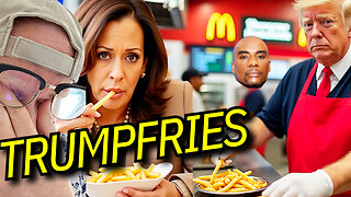 Trump to WORK AT McDONALDS and KAMALA HARRIS and charlamagne Town HALL CRINGE!