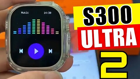 S300 Ultra 2 Smart Watch, Sport with TWS Earphone, 7 in 1 Straps, Serie 9, 49mm, 2 02in