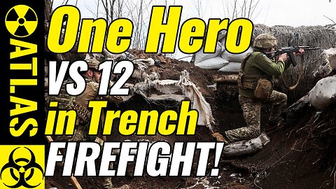 Trench Warfare - 1 Ukrainian Soldier VS 12 Russian Marines and a Tank