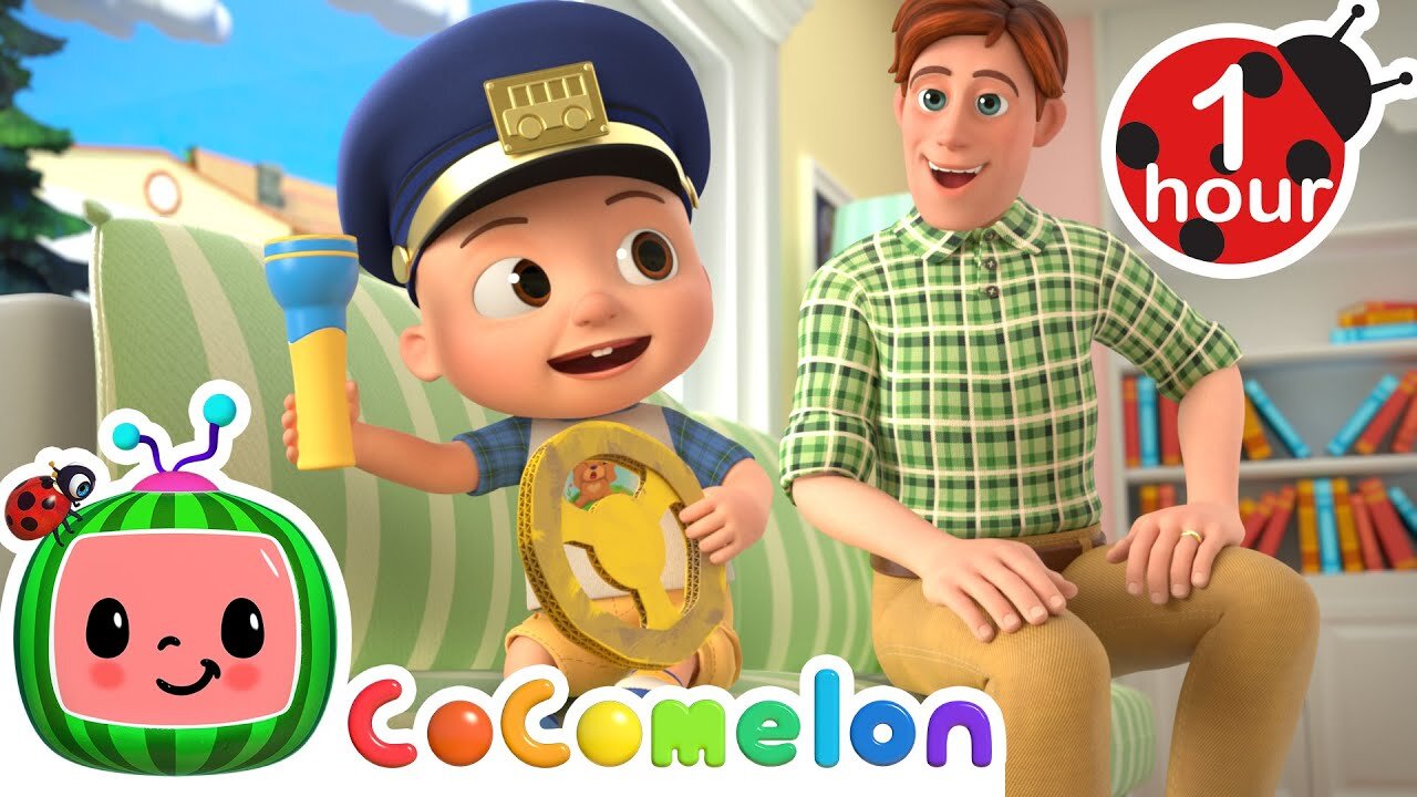 Wheels on the Bus (JJ’s Pretend) + MORE CoComelon Nursery Rhymes & Kids Songs