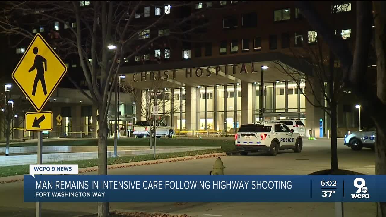 Man hospitalized after possible road rage shooting