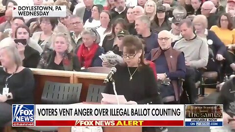 Enraged Pennsylvania voters pack meeting on illegal vote counting in hotly contested Senate race