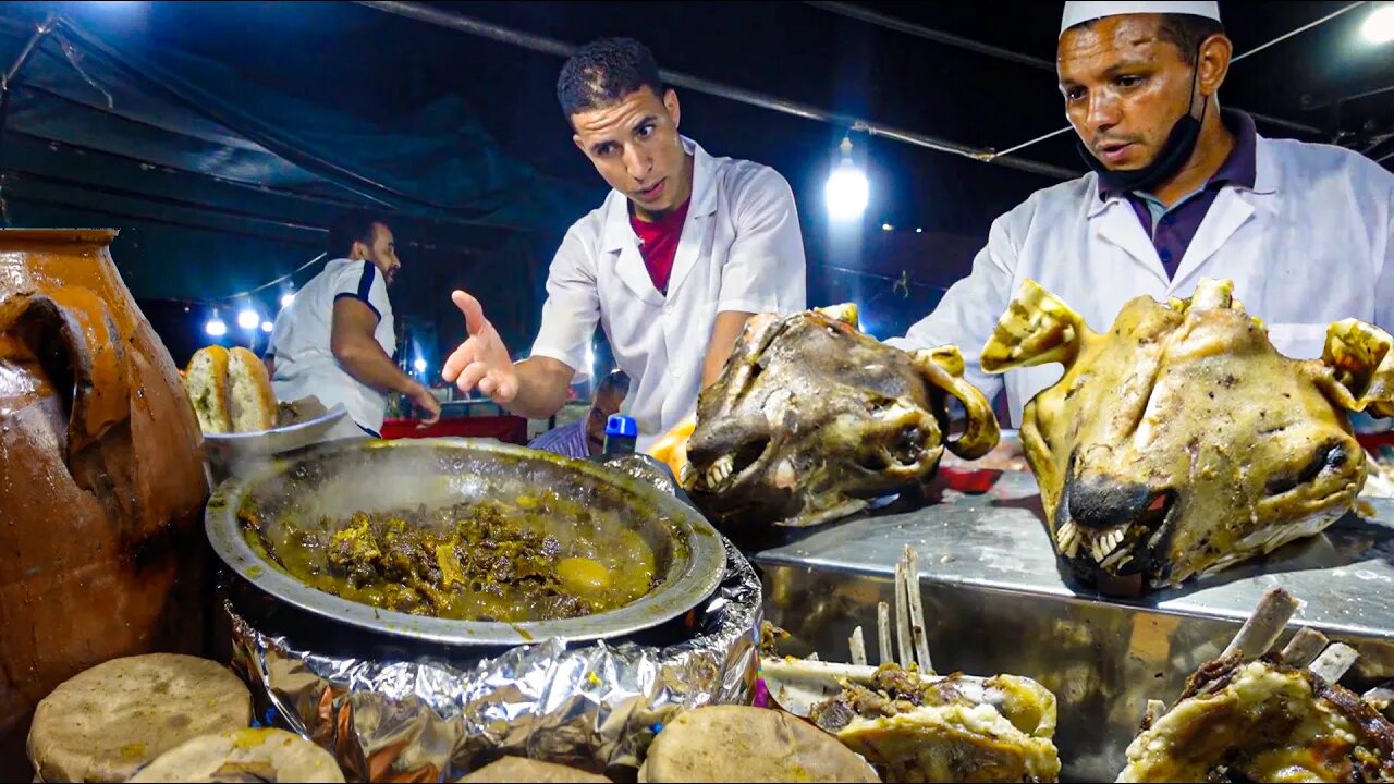 HUGE Morocco Street Food Square 🇲🇦 Jemaa El-Fna