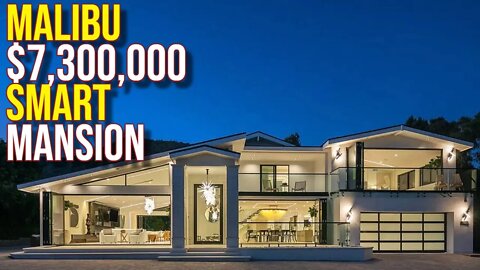 Exploring $7,300,000 Malibu Smart Mansion