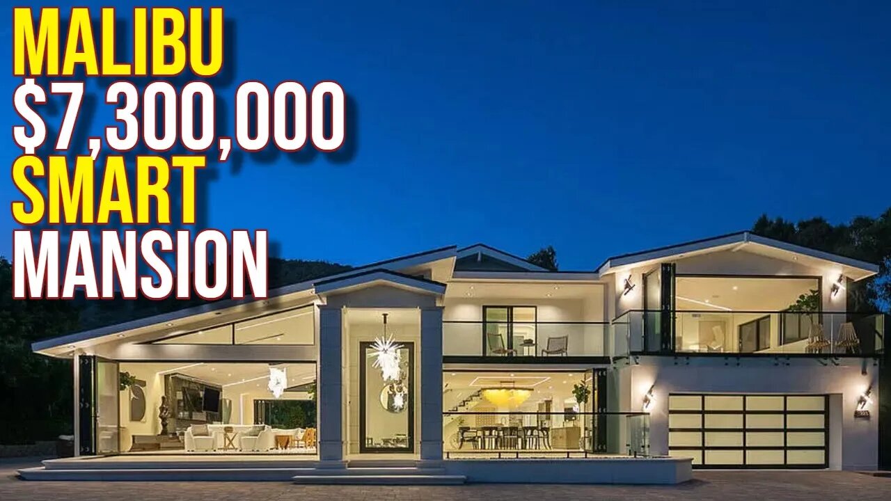 Exploring $7,300,000 Malibu Smart Mansion