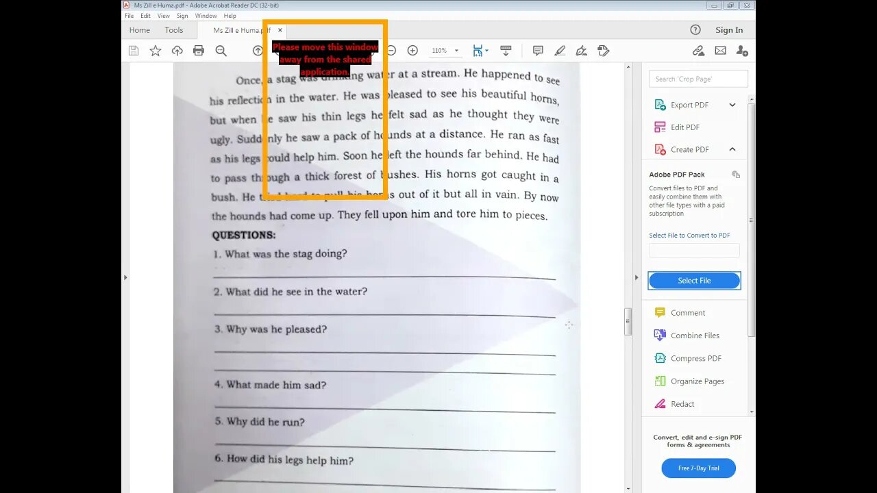 ENG A CLASS 7 22 APRIL 2021