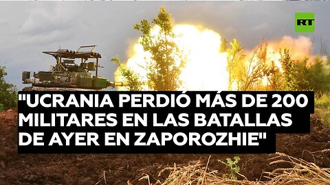 Putin: "Ucrania perdió más de 200 militares en las batallas de ayer en Zaporozhie"