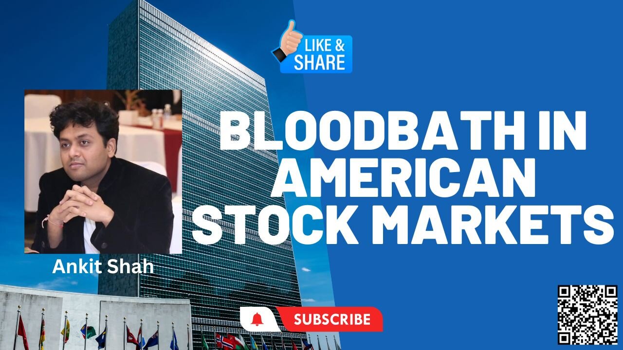 Bloodbath in American Stock Markets; #sattology, #dedollarization, Dr Ankit Shah