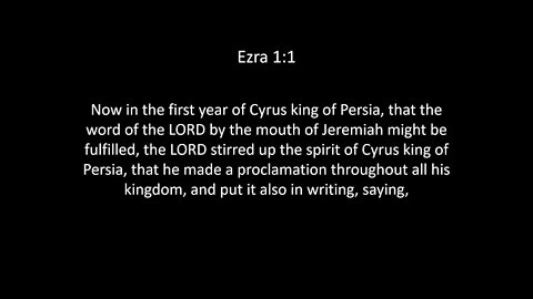 Ezra Chapter 1