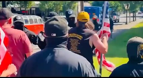 Proud boys take out Antifa