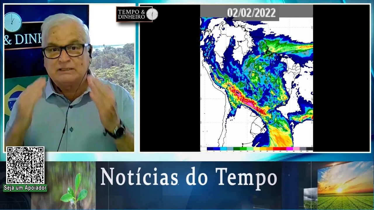 Frente fria e chuvas estão previstas para o Sul do País. Calor vai dar uma trégua